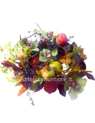 Composizione colori autunnali » Fiorista a Roma per acquistare online e  spedire fiori e piante a domicilio a Roma.
